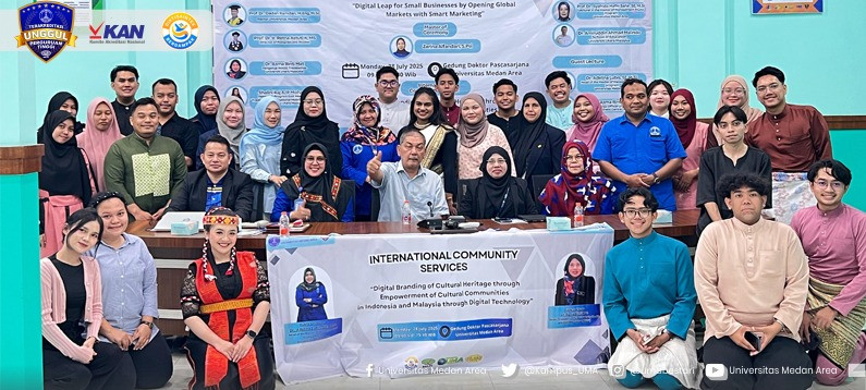 Kolaborasi Internasional UMA dan UUM Dorong UMKM Go Global Lewat Kuliah Umum dan Pengabdian Masyarakat
