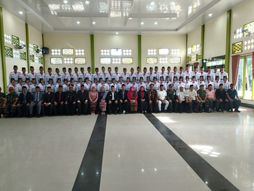 Bupati  Kukuhkan 62 Paskibra Tingkat Kabupaten Palas