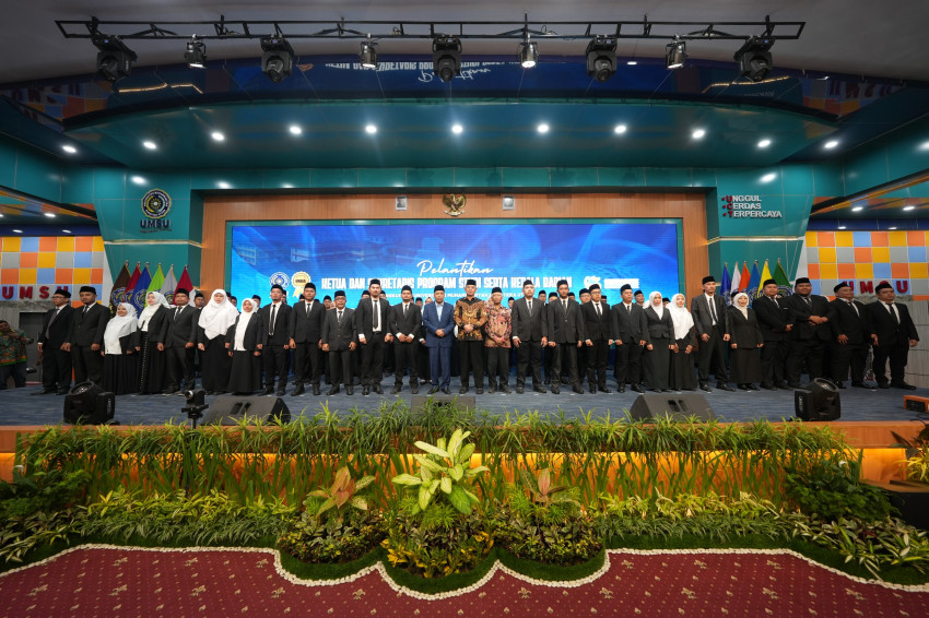 Rektor UMSU Lantik 83 Pimpinan Prodi dan Kabag 2025&ndash;2029, Targetkan Kampus Bertaraf Internasional