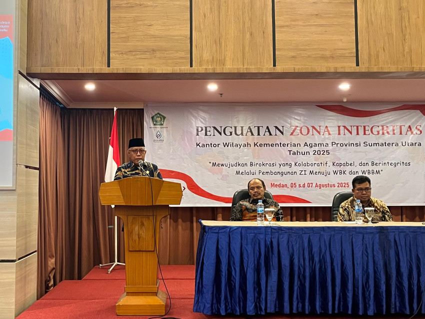 Kanwil Kemenag Sumut Genjot Zona Integritas, Targetkan 50 Persen Satker Lolos ZI