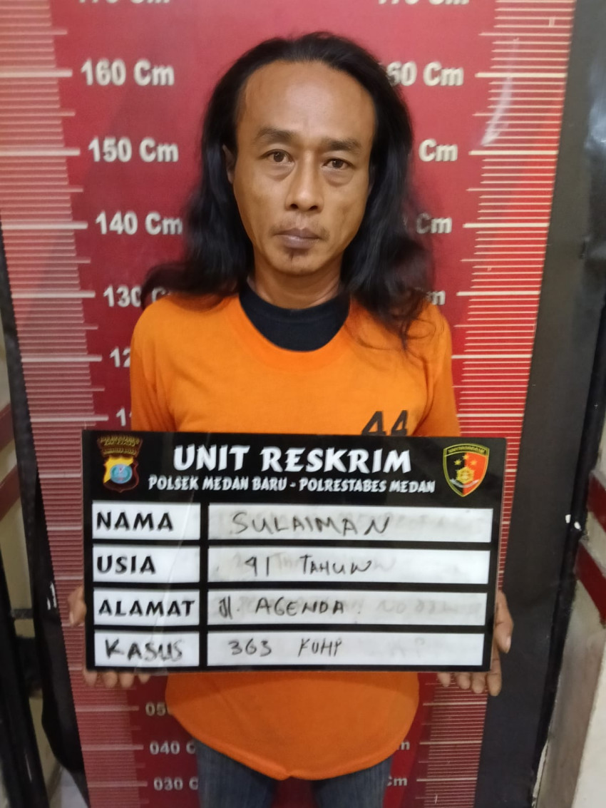 Polsek Medan Baru Tangkap Terduga Pencuri Brankas Uang Polisi
