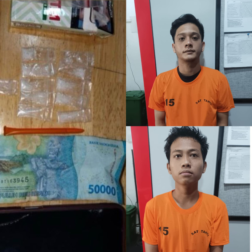 Dua Terduga Pengedar Sabu Ditangkap Satresnarkoba Polrestabes Medan