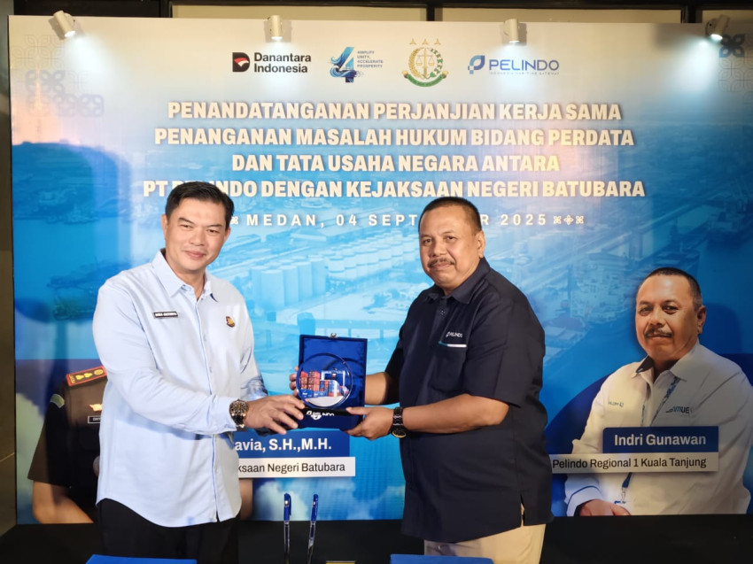 Pelindo dan Kejaksaan Negeri Batubara Tandatangani Kerja Sama Penanganan Hukum Perdata dan Tata Usaha Negara