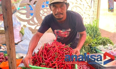 Inflasi! Harga Cabai di Sidimpuan Bertahta di Harga Rp.80 Ribu Dalam Sepekan Ini