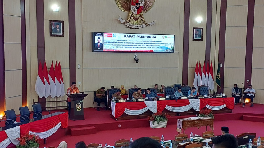 DPRD Medan Sahkan  P APBD  TA 2025