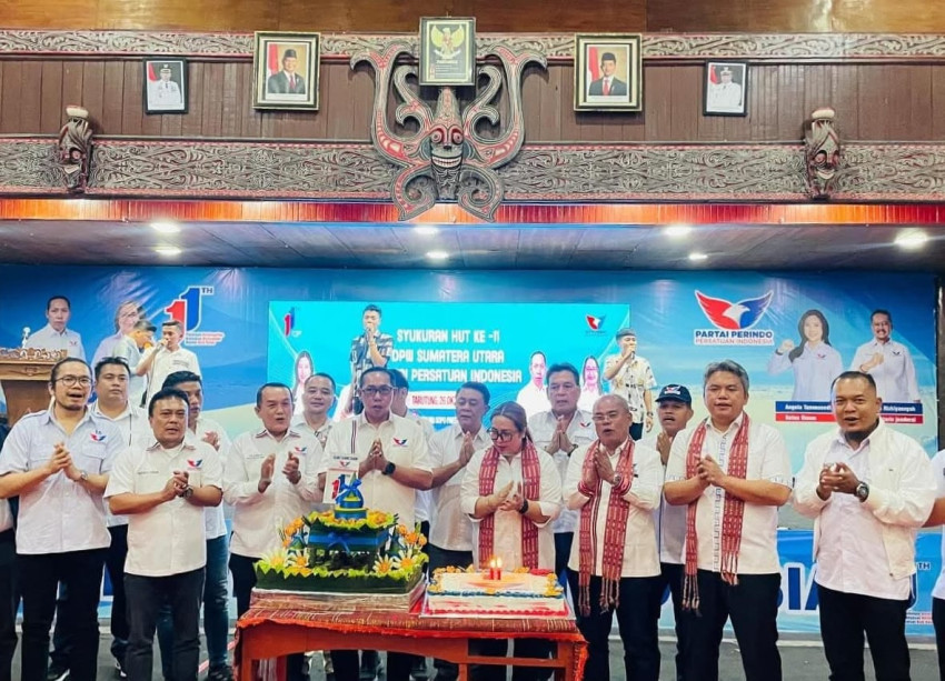 Perindo Sumut Rayakan HUT ke-11 di Tarutung