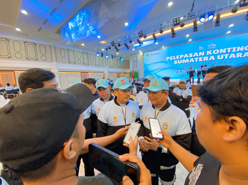 Gelombang Pertama Kontingen PON Beladiri Sumut Sudah Tiba di Kudus