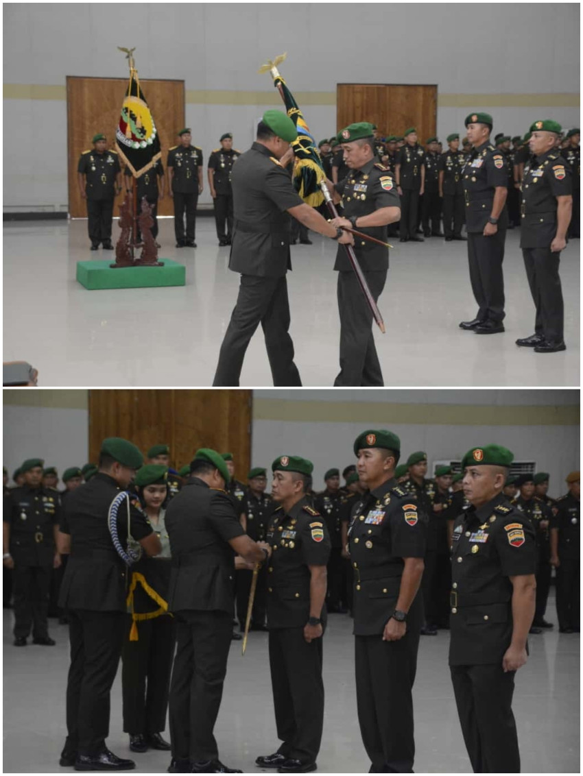 Pangdam I/BB Resmi Serahkan Tongkat Komando, Kolonel Inf Iwan Budiarso Jabat Danrem 023/KS