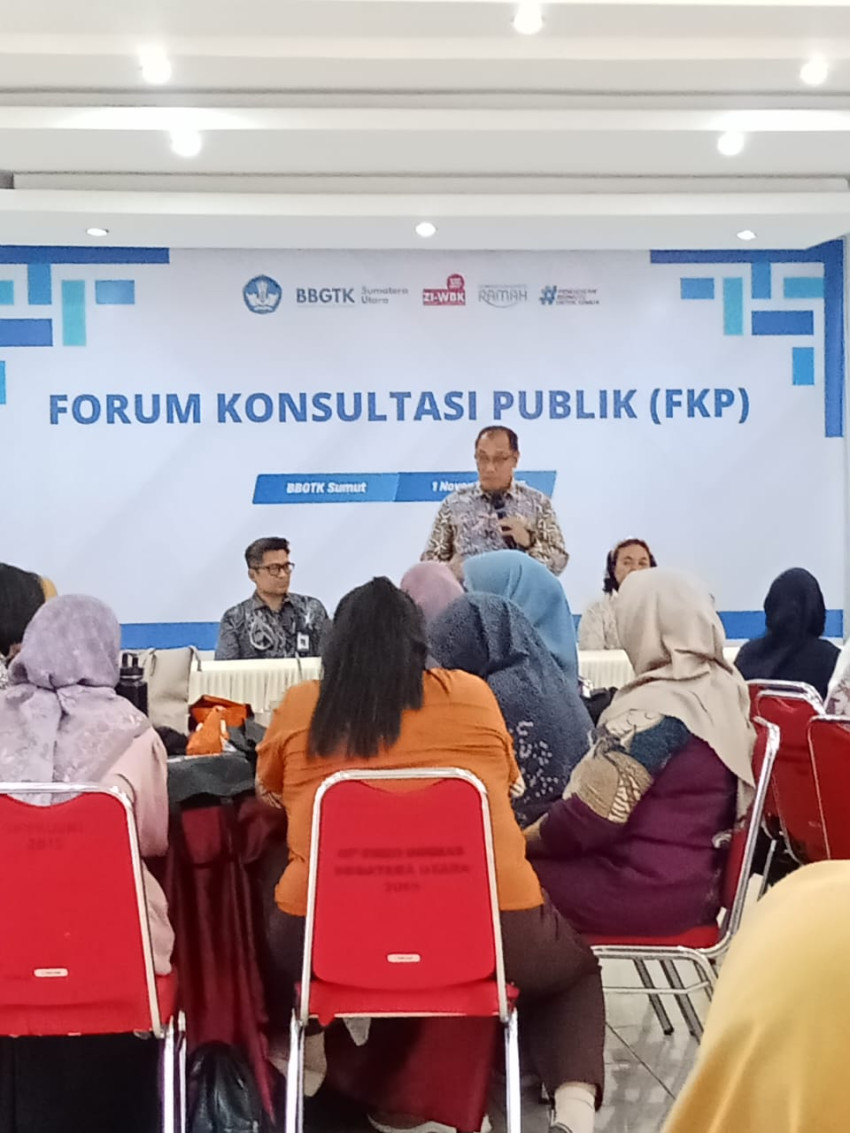 Sosialisasi Kebijakan, BBGTK Sumut Gelar Forum Konsultasi Publik