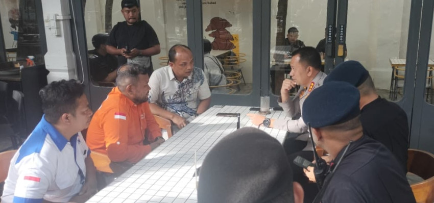 Aksi Buruh FSPMI Labuhanbatu Berjalan Kondusif, Kapolrestabes Medan Sampaikan Pesan Kamtibmas