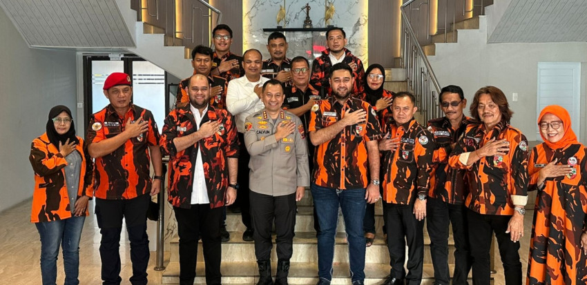 Kapolrestabes Medan Ajak Pemuda Pancasila Bersinergi Tekan Aksi Begal dan Narkoba