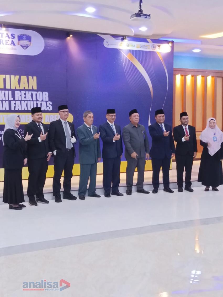 Rektor UMA Lantik Wakil Rektor dan Dekan Baru, Tegaskan Komitmen Menuju Green Digital University