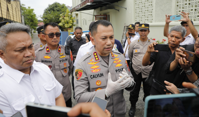 Kapolrestabes Medan Pimpin Penyelidikan Lanjutan Kebakaran Rumah Hakim Tipikor PN Medan