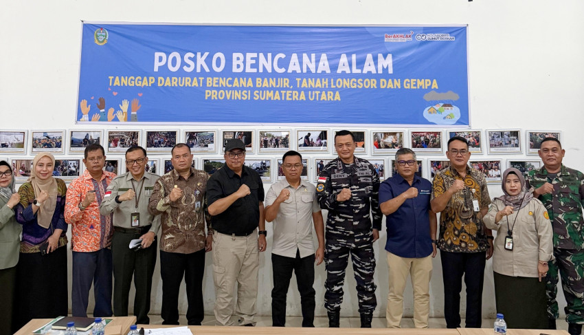 Pemprov Sumut Gelar Rapat Koordinasi Bantuan Bencana, Pelindo Regional 1 Pastikan Kesiapan Pelabuhan Belawan