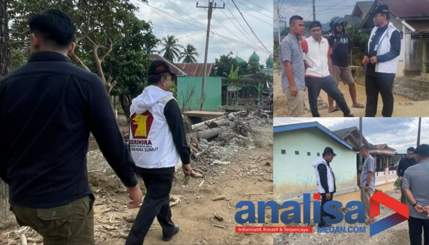 Walikota Padangsidimpuan Tinjau Saluran Irigasi di Desa Menegen