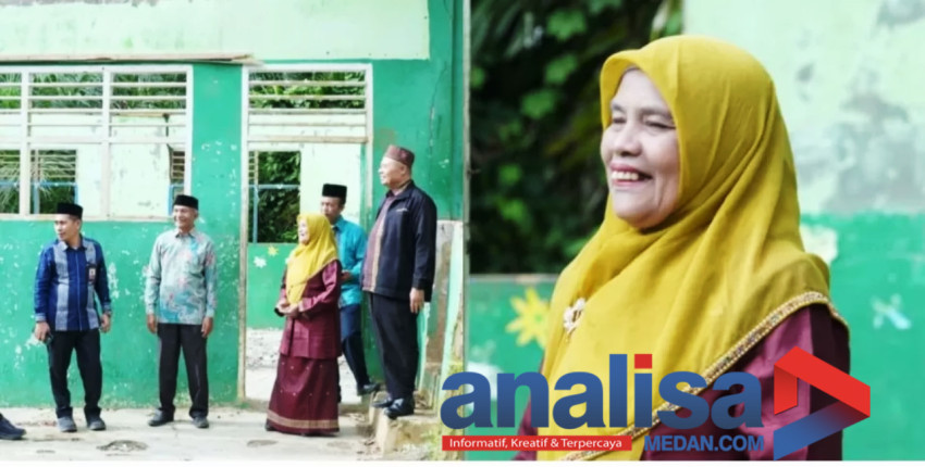 Dibalik Bencana Banjir Tapsel, Ada Guru Yang Hibahkan 7500 Meter Tanahnya Untuk Bangun Sekolah