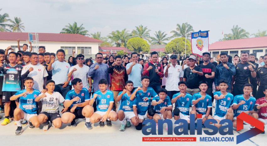 Keseruan Ratusan Siswa di Sidimpuan Ikuti Kejurda Bola Tangan Tingkat Pelajar