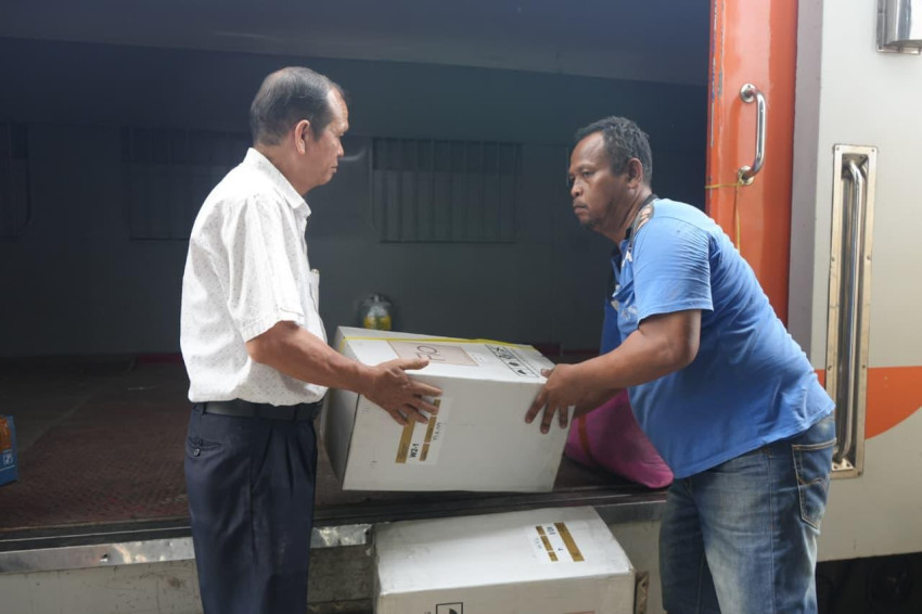Awal 2026, Pengiriman Barang lewat Kereta Api di Sumut Naik Tajam