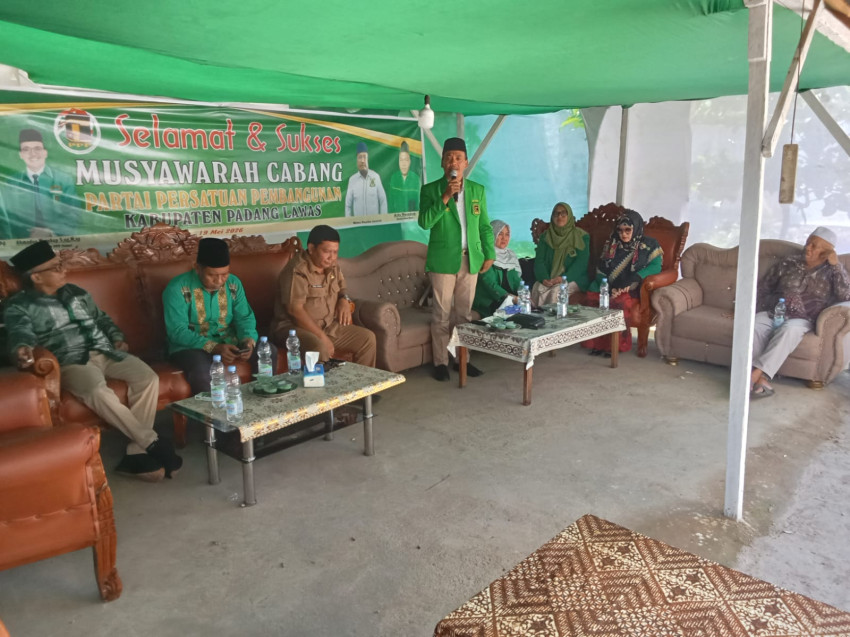 Muscab V DPC PPP Padang Lawas Berlangsung Sukses, Targetkan Raih 5 Kursi DPRD pada 2029