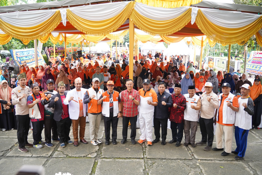 Milad Ke-24 PKS Deli Serdang Berlangsung Meriah, Ribuan Kader Dan Masyarakat Padati Taman Buah Lubuk Pakam