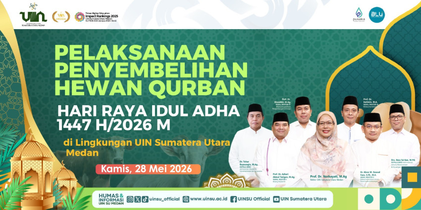 UIN Sumut Medan Siapkan 15 Ekor Hewan Qurban untuk Sambut Iduladha 1447 H