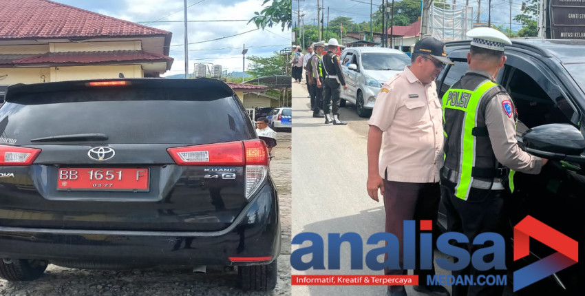 Malunya! Mobil Dinas di Sidimpuan Terjaring Razia Akibat Telat Bayar Pajak