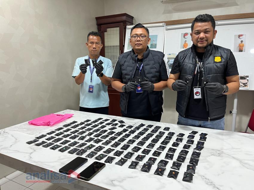 Satresnarkoba Polrestabes Medan Gagalkan Peredaran 128 Vape Diduga Berisi Narkotika, Satu Orang Ditangkap