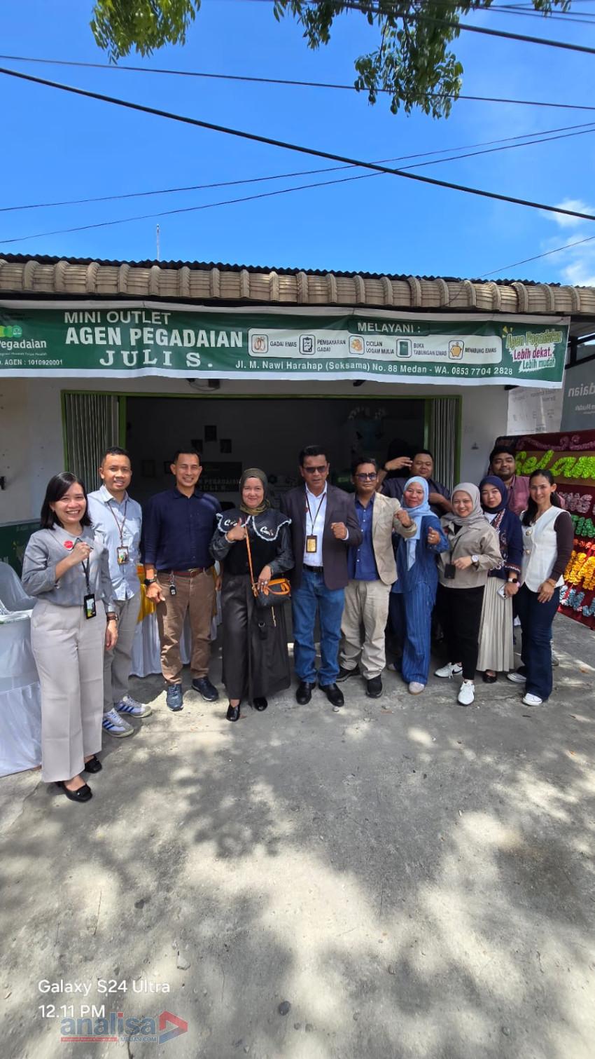 Perluas Jaringan Layanan, Agen Pegadaian Julianti Simangunsong Resmikan Outlet Ketiga di Medan