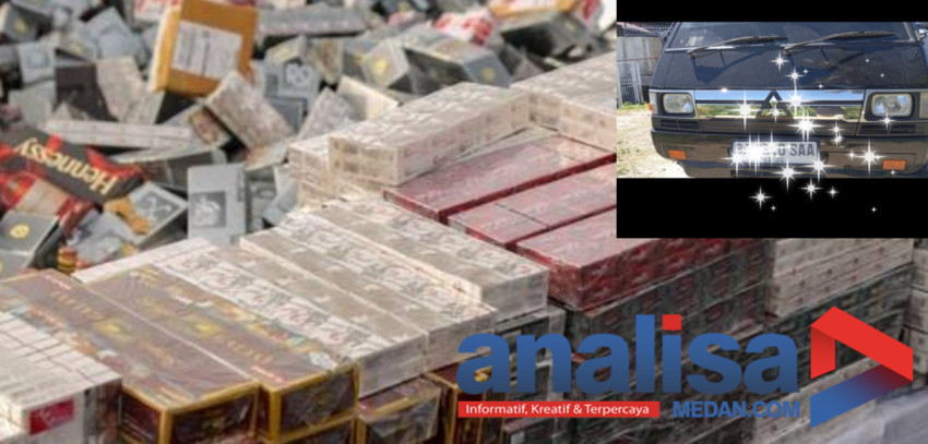 Minibus L300 Bermuatan Rokok Ilegal Diamankan di Padangsidimpuan