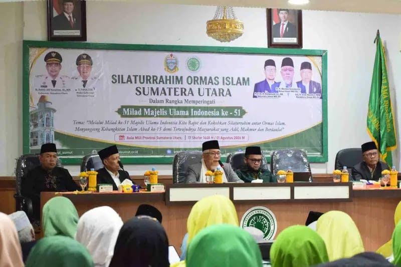 MUI Sumut Gelar Silaturahmi Bersama Ormas Islam Sumatera Utara