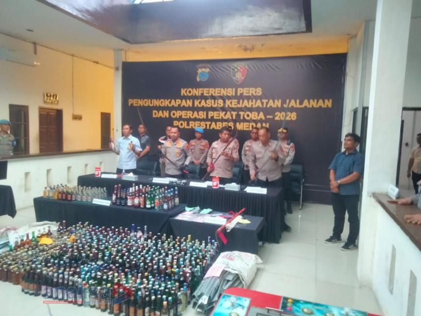 300 Hari Kepemimpinan Jean Calvijn, Polrestabes Medan Klaim Kejahatan Jalanan Turun 15 Persen