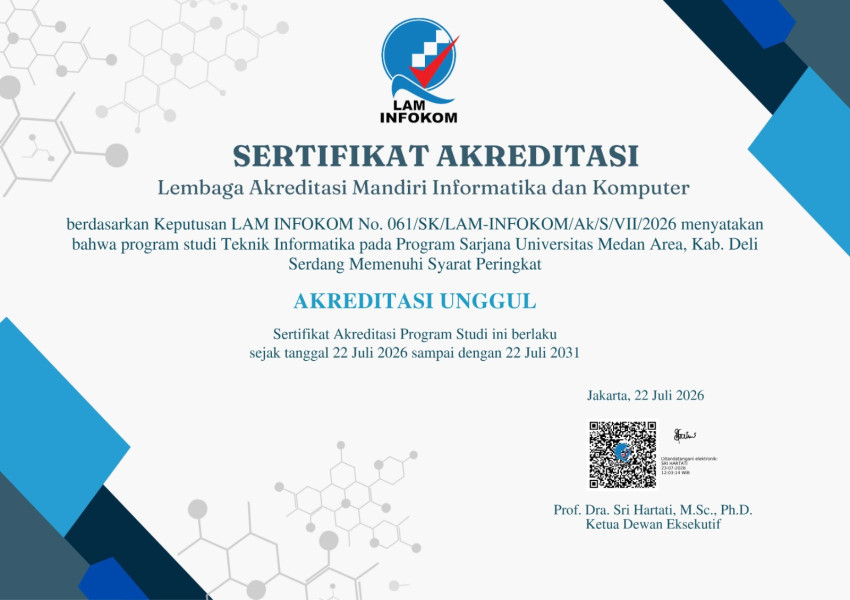 Teknik Informatika UMA Raih Akreditasi Unggul LAM INFOKOM, Berlaku hingga 2031