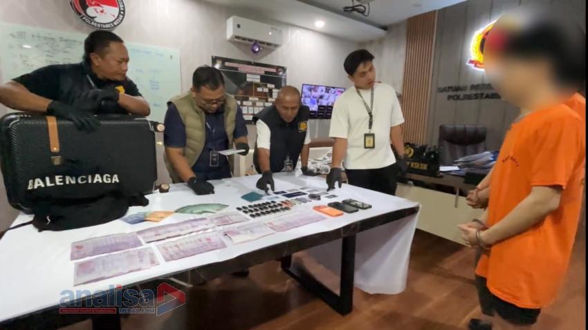 Polisi Bongkar Dugaan Jaringan Vape Narkoba Malaysia di Medan