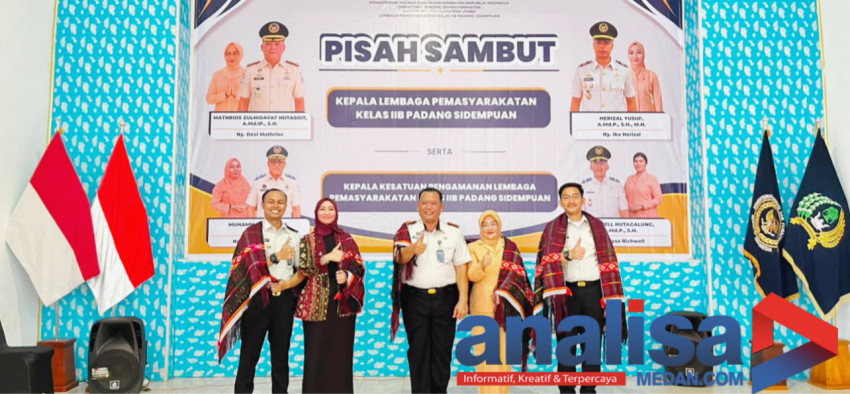 Pisah Sambut Pimpinan Lapas, Herizal Yusuf Resmi Jabat Kalapas Padangsidimpuan