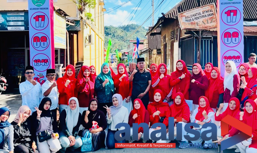 Gelar Lomba Hias Lingkungan di HUT RI. Ny. Masroini Letnan Dalimunthe: "PKK Harus Begerak dan Berinovasi"