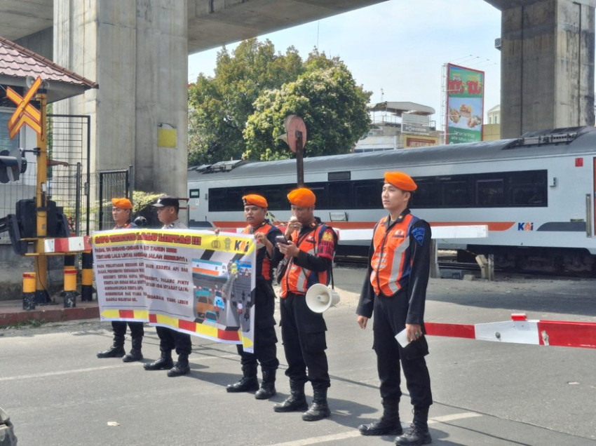 Pasca Insiden di Perbaungan, KAI Divre I Sumut Perkuat Upaya Keselamatan di Perlintasan Sebidang