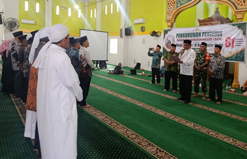 Pengurus BKM Masjid Al Badar/Al Badar Center Periode 2026-2031 Dikukuhkan