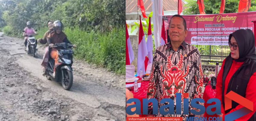 Jalan Lingkar Rimba Soping Rusak, Rapidin DPR RI: Segera Saya Sampaikan ke Gubernur Untuk Perbaikan