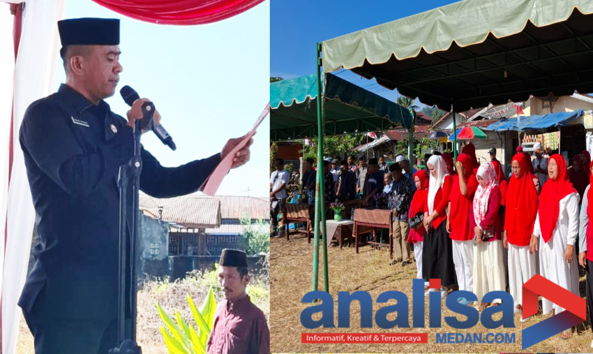 Khidmat dan Sederhana, Askari Pimpin Upacara HUT RI di Kelurahan Timbangan Padangsidimpuan Bersama Warga