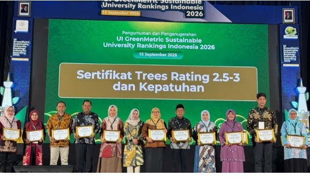 UINSU Medan Raih Certificate of Compliance Predikat Platinum