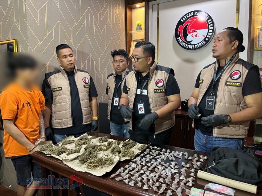 Bebas dari Penjara, Residivis di Tembung Kembali Ditangkap dalam Kasus Narkoba