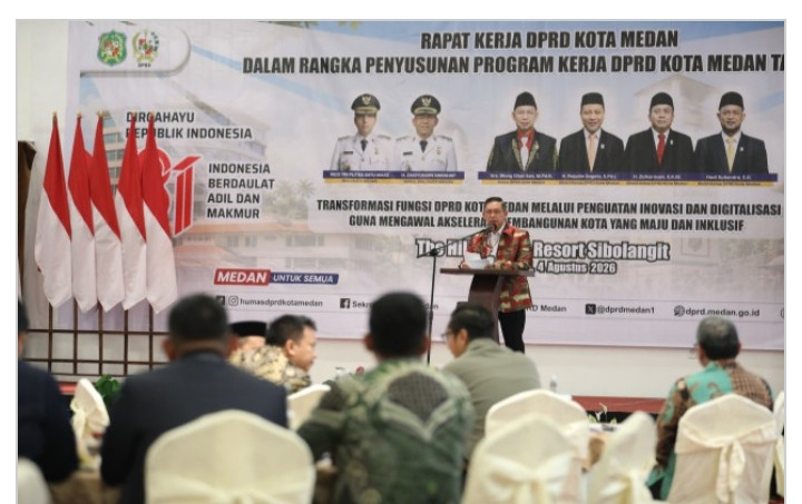 Ketua DPRD Kota Medan Ajak Optimalkan Fungsi Alat Kelengkapan Dewan