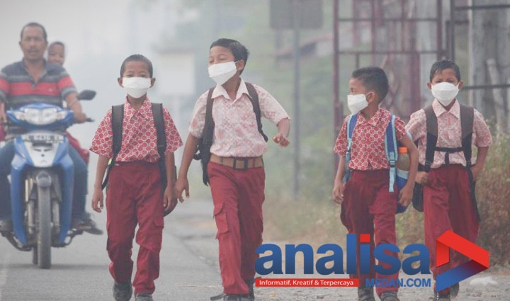Kabut Asap Selimuti Padangsidimpuan, Disdik Terbitkan SE Pembatasan Kegiatan Luar Ruangan
