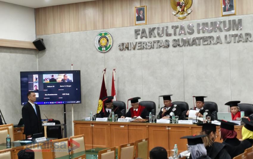 Rusdi Marzuki Raih Gelar Doktor Ilmu Hukum USU